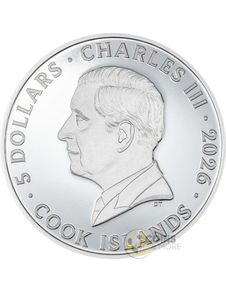 SLOTH Seven Deadly Sins 1 Oz Silver Coin 5$ Cook Islands 2026 - Coins & More - Coming Soon