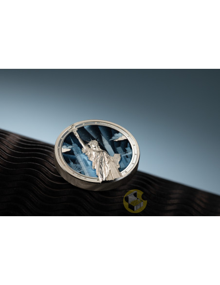 STATUE OF LIBERTY Timeless Icons 2 Oz Silver Coin 10$ Cook Islands 2026 - Coins & More - À Venir