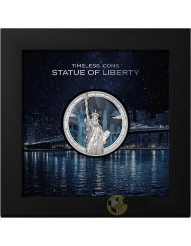 STATUE OF LIBERTY Timeless Icons 2 Oz Silver Coin 10$ Cook Islands 2026 - Coins & More - À Venir