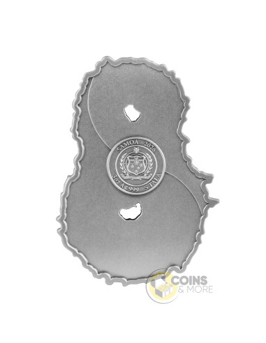 FIGURE EIGHT DRAGONS & HORSE 3 Oz Silver Coin 5 Tala Samoa 2026 - Coins & More - À Venir