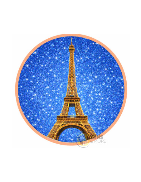 EIFFEL TOWER Diamond Dust 1 Oz Copper Medal - Coins & More - Cuivre