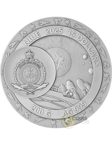 SUPERMAN 200g Silver Coin 15$ Niue 2025 - Coins & More - Niue
