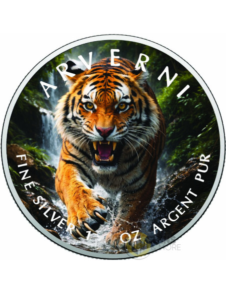 UNTAMED FORCE Apex Predators Unleashed 1 Oz Silver Coin 1$ USA - Coins & More - Usa