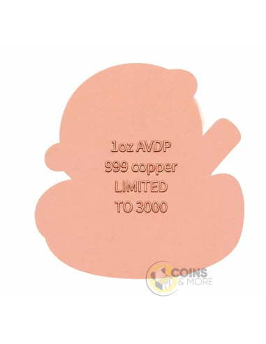 THE DUCK WE NEED 1 Oz Copper Medal 2026 - Coins & More - Kupfer