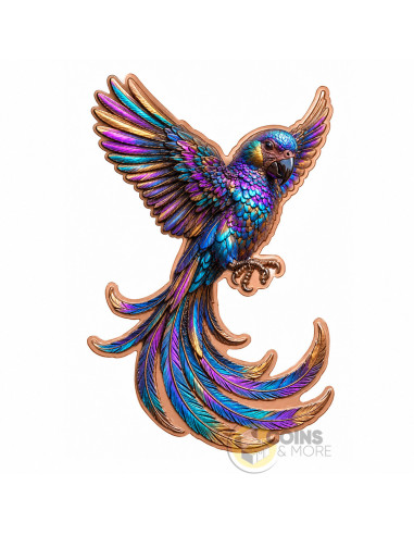 RAINBOW PARROT 1 Oz Copper Medal 2026 - Coins & More - Coming Soon