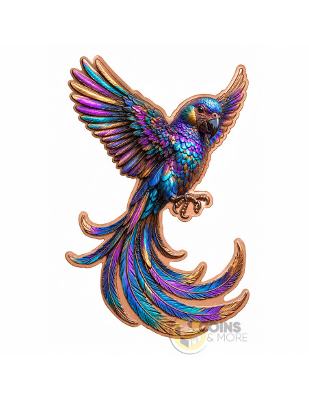 RAINBOW PARROT 1 Oz Copper Medal 2026 - Coins & More - Coming Soon