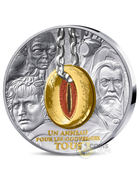 LE SEIGNEUR DES ANNEAUX High Relief 1 Oz Silver Coin 20 Euros France 2026 - Coins & More - France