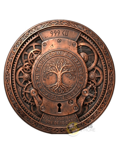 HEIMDALLS WATCH Norse Gods 10 Oz Colorized Copper Medal - Coins & More - Coming Soon