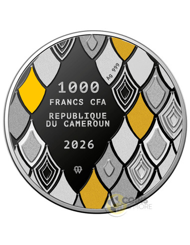 BE SMART 1 Oz Silver Coin 1000 Francs Cameroon 2026 - Coins & More - Coming Soon