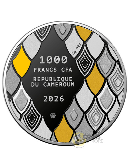 BE SMART 1 Oz Silver Coin 1000 Francs Cameroon 2026 - Coins & More - Coming Soon