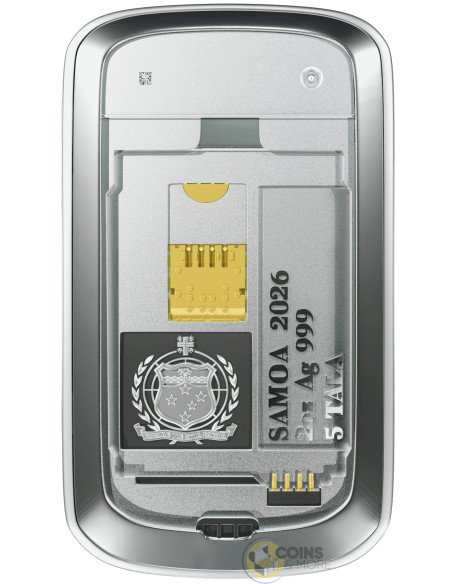 THE QWERTY PHONE 2 Oz Silver Coin 5 Tala Samoa 2026 - Coins & More - In Arrivo
