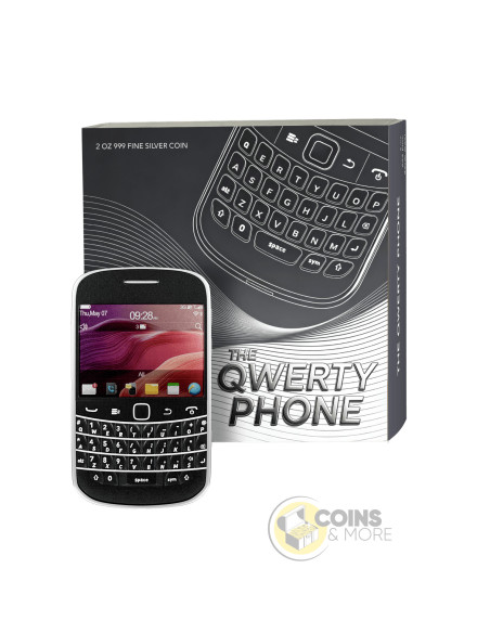 THE QWERTY PHONE 2 Oz Silver Coin 5 Tala Samoa 2026 - Coins & More - In Arrivo