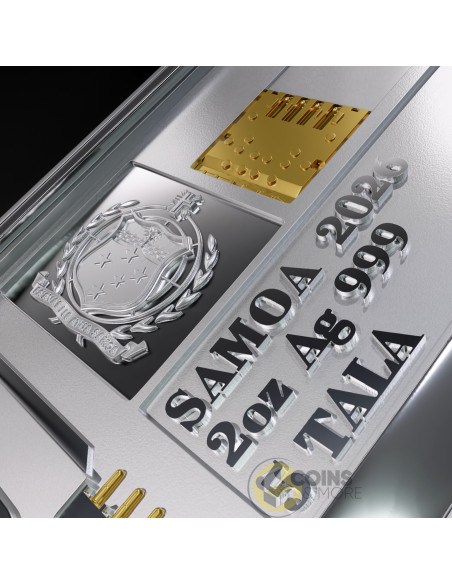 THE QWERTY PHONE 2 Oz Silver Coin 5 Tala Samoa 2026 - Coins & More - In Arrivo