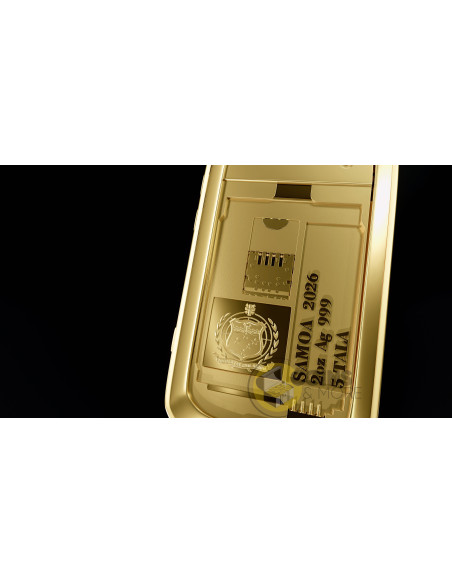 THE QWERTY PHONE Gold Gilded 2 Oz Silver Coin 5 Tala Samoa 2026 - Coins & More - Coming Soon