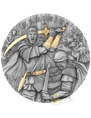 ARMINIUS Legendary Warriors 2 Oz Silver Coin 5$ Niue 2026 - Coins & More - Niue