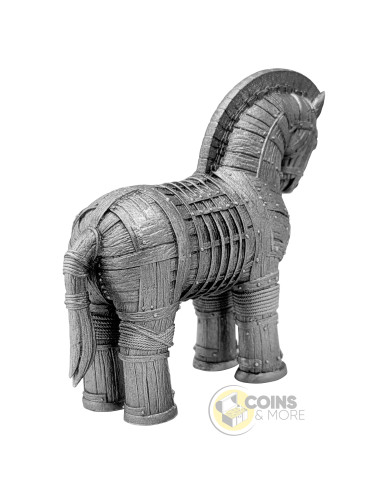 TROJAN HORSE Shadows of Myths 2 Oz Silver Coin 2000 Francs Cameroon 2026 - Coins & More - Coming Soon