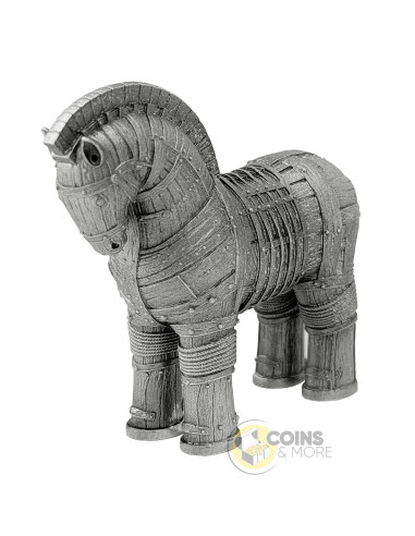 TROJAN HORSE Shadows of Myths 2 Oz Silver Coin 2000 Francs Cameroon 2026 - Coins & More - Coming Soon