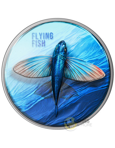 FLYING FISH 1 Oz Silver Coin 1000 Francs Cameroon 2026 - Coins & More - Camerún