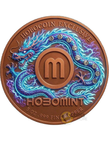 DRAGON OF THE COSMIC STORM 5 Oz Copper Medal - Coins & More - In Arrivo