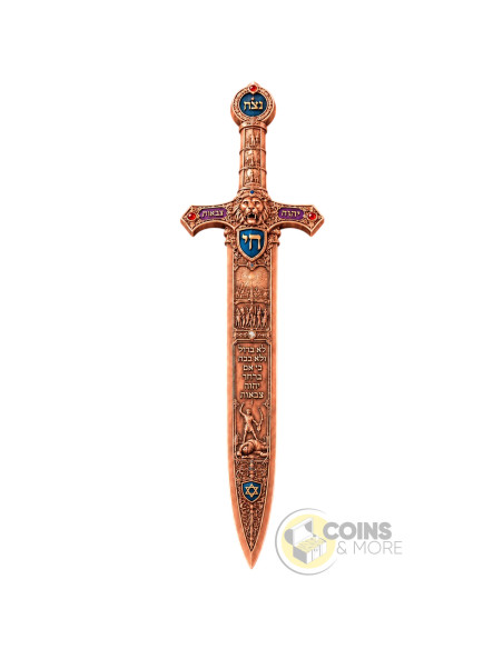 THE SWORD OF GOLIATH 2 Oz Copper Medal 2026 - Coins & More - À Venir