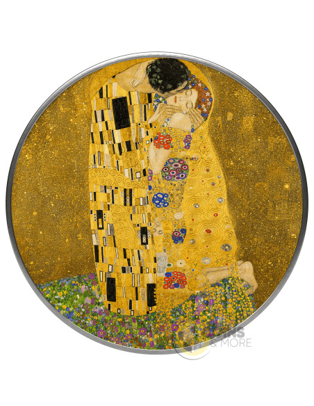 THE KISS By Gustav Klimt Masterworks in Silver 1/2 Oz Silver Coin 1$ Republic of Sog 2026 - Coins & More - Próximamente
