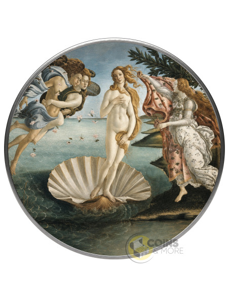 THE BIRTH OF VENUS By Sandro Botticelli Masterworks in Silver 1/2 Oz Silver Coin 1$ Republic of Sog 2026 - Coins & More - Pró...