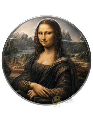 MONA LISA By Leonardo Da Vinci Masterworks in Silver 1/2 Oz Silver Coin 1$ Republic of Sog 2026 - Coins & More - Próximamente