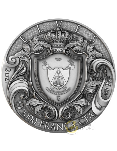 ELVES Eternal Sisters 2 Oz Silver Coin 2000 Francs Cameroon 2026 - Coins & More - Coming Soon