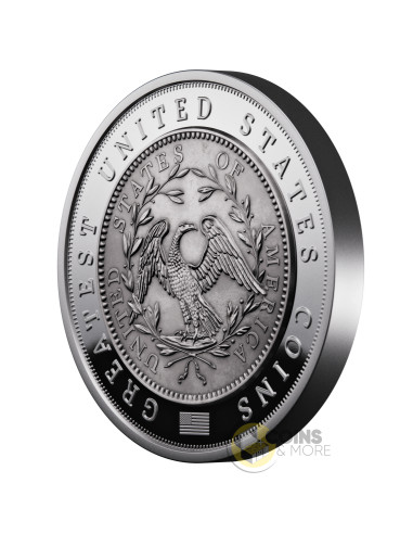 1794 FLOWING HAIR DOLLAR Greatest US Coins 2 Oz Silver Coin 5$ Niue 2026 - Coins & More - Niue