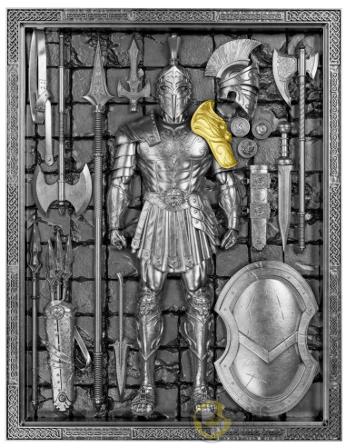 THE SPARTAN Warriors Through Time 2 Oz Silver Coin 5 Tala Samoa 2026 - Coins & More - Samoa