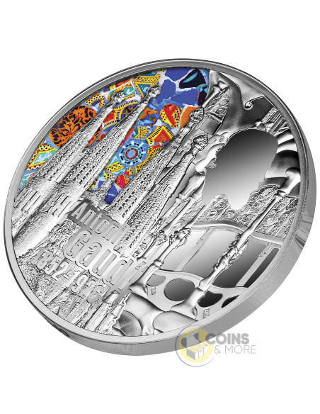 ANTONI GAUDI : 100TH ANNIVERSARY OF HIS DEATH 1 Oz Silver Coin 5€ Euro Malta 2026 - Coins & More - Coming Soon