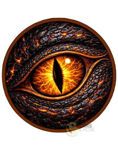 EMBER DRAGON'S EYE 5 Oz Copper Medal - Coins & More - Coming Soon