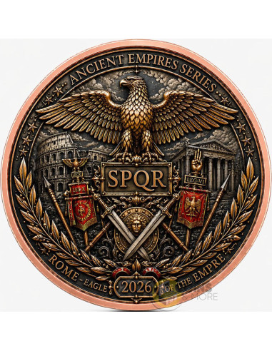 ROME Ancient Empires 1 Oz Copper Medal - Coins & More - Coming Soon