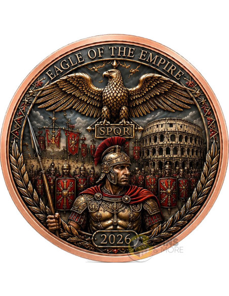 ROME Ancient Empires 1 Oz Copper Medal - Coins & More - Coming Soon