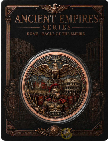 ROME Ancient Empires 1 Oz Copper Medal - Coins & More - Coming Soon