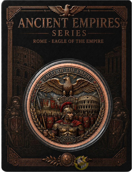 ROME Ancient Empires 1 Oz Copper Medal - Coins & More - Coming Soon