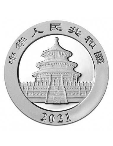 CHINESE PANDA - COLORIZED 30g Silver Coin 10 Yuan China 2021 - Coins & More - Chine