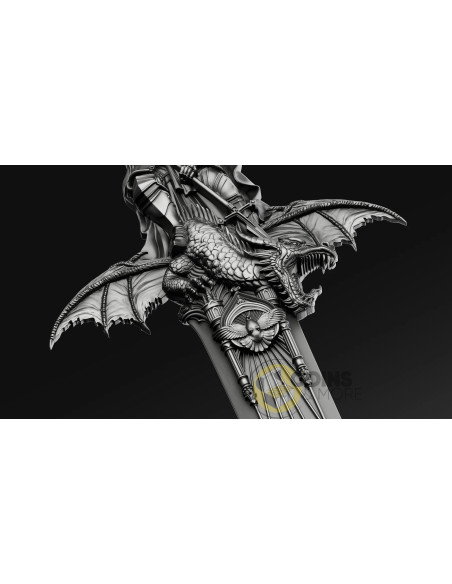 ASCALON : Sword of St. George Shaped 1 Oz Silver Coin 2 Tala Samoa 2026 - Coins & More - Próximamente