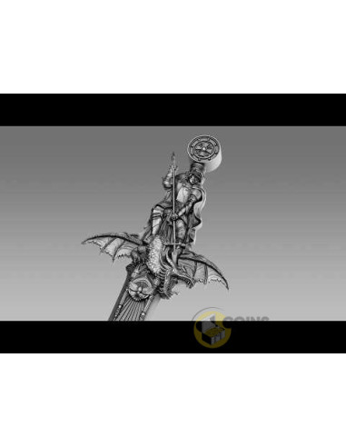 ASCALON : Sword of St. George Shaped 1 Oz Silver Coin 2 Tala Samoa 2026 - Coins & More - Próximamente
