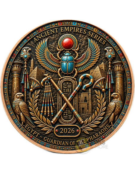 EGYPT Ancient Empires 1 Oz Copper Medal - Coins & More - Coming Soon