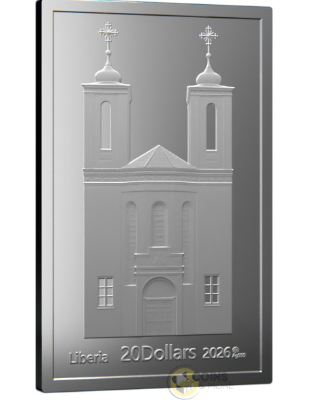 THE DIVINE MERCY JESUS 1 Oz Silver Coin 20$ Liberia 2026 - Coins & More - Liberia