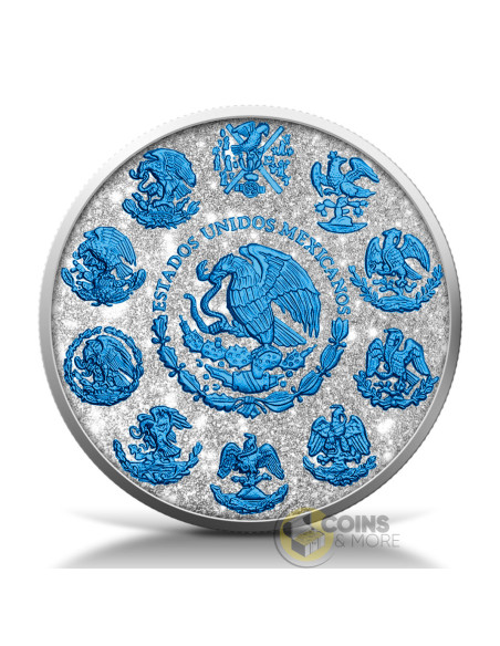 LIBERTAD Diamond Dust Ice 1 Oz Silver Coin Mexico 2024 - Coins & More - Coming Soon