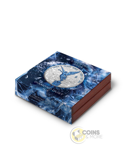 LIBERTAD Diamond Dust Ice 1 Oz Silver Coin Mexico 2024 - Coins & More - Coming Soon