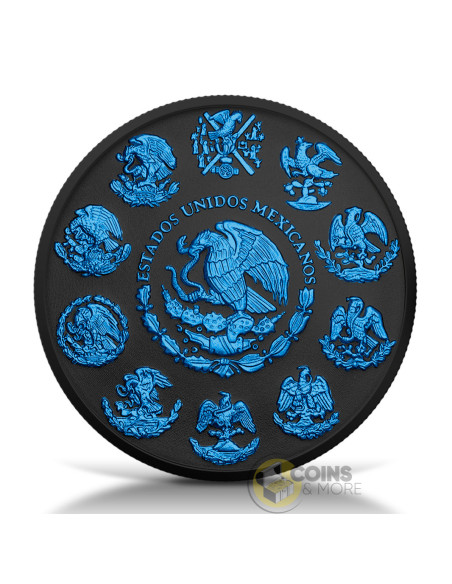 LIBERTAD Black Platinum Ice 1 Oz Silver Coin Mexico 2024 - Coins & More - Coming Soon