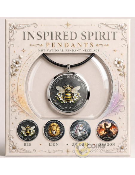 THE BEE Inspired Spirit 1 Oz Copper Pendant - Coins & More - In Arrivo