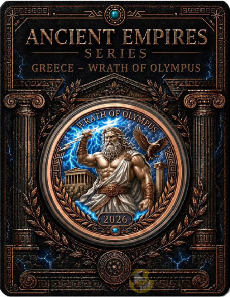 GREECE Ancient Empires 1 Oz Copper Medal - Coins & More - Coming Soon