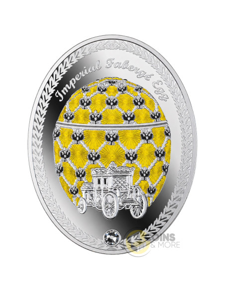 CORONATION EGG Faberge Eggs Silver Coin 2$ Niue 2026 - Coins & More - In Arrivo