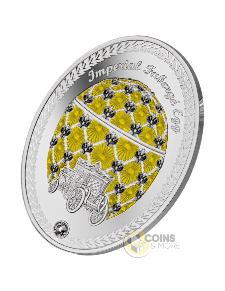 CORONATION EGG Faberge Eggs Silver Coin 2$ Niue 2026 - Coins & More - In Arrivo