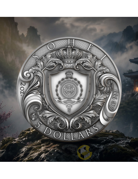 SOHEI The Warrior's Path 2 Oz Silver Coin 5$ Niue 2026 - Coins & More - À Venir