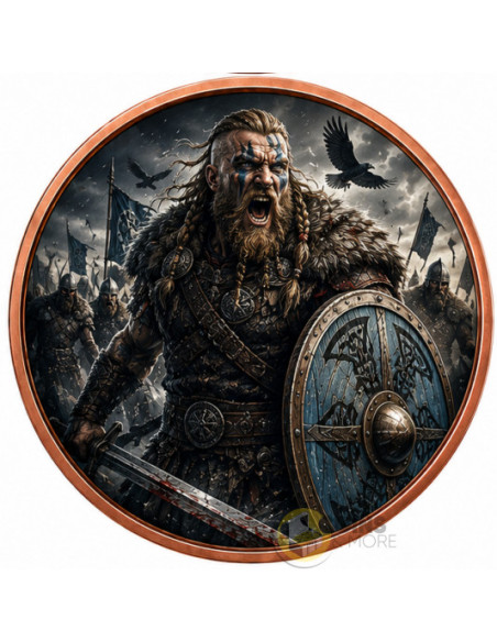 CRY OF VALHALLA Colorized 5 Oz Copper Medal - Coins & More - Próximamente